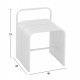 ΣΚΑΜΠΟ ΣΕΙΡΑ INTREPID HM6326.02 ΑΛΟΥΜΙΝΙΟ ΣΕ ΛΕΥΚΟ 40x38x55Υεκ.