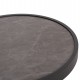 ΤΡΑΠΕΖΑΚΙ ΑΛΟΥΜΙΝΙΟΥ DEVIOUS SM6440.01 ΑΝΘΡΑΚΙ--ΓΚΡΙ SINTERED STONE TOP Φ45x41Υεκ.