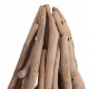 ΑΠΛΙΚΑ ΤΟΙΧΟΥ VEKNA HM4876 DRIFTWOOD ΣΕ ΦΥΣΙΚΟ 43x15(πάχος)x100Υεκ.[1xΕ27]