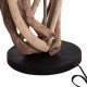 ΕΠΙΤΡΑΠΕΖΙΟ ΦΩΤΙΣΤΙΚΟ BRAMBLE HM4873 DRIFTWOOD & ΛΕΥΚΟ ΚΑΠΕΛΟ Φ28x65Υεκ.
