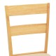 091-000023 Καρέκλα Dallan pakoworld rubberwood σε φυσική απόχρωση 40x47.5x89εκ
