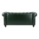 074-000085 Kαναπές διθέσιος τ. Chesterfield pakoworld pu κυπαρισσί 160x84x67εκ