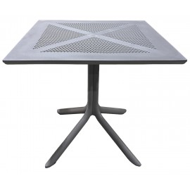 15300079 Τραπέζι Κήπου ArteLibre SIREA Γκρι PP 80x80x75cm Γκρι