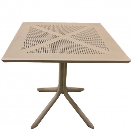 15300080 Τραπέζι Κήπου ArteLibre SIREA Cappuccino PP 80x80x75cm Καφέ