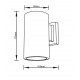 80203724 it-Lighting Candler E27 Up or Down Outdoor Light in White Color (80203724)