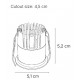 X00370W Inlight Downlight σποτ 9W 3CCT σε λευκή απόχρωση D: 5.1x5.2cm (X00370W)