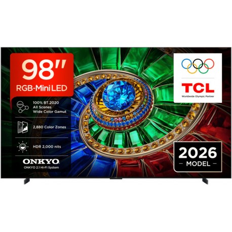 TCL 98RM7L Smart Τηλεόραση 98" 4K UHD RGB-Mini LED RM7L HDR (2026) D