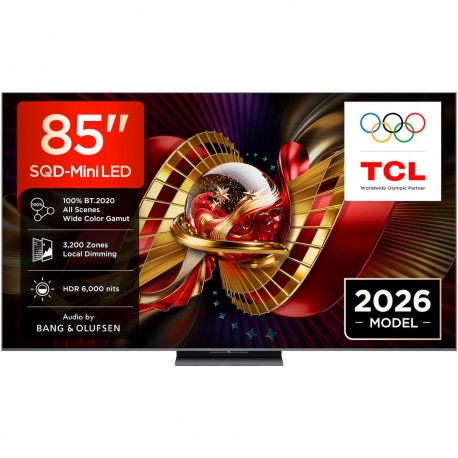 TCL 85C8L Smart Τηλεόραση 85" 4K UHD SQD-Mini LED C8L HDR (2026) Ε