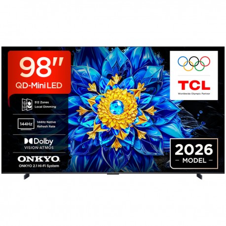 TCL 98P8L Smart Τηλεόραση 98" 4K UHD QD-Mini LED P8L HDR (2026) E