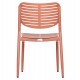 ΚΑΡΕΚΛΑ ΤΡΑΠΕΖΑΡΙΑΣ HILLIARD HM6645.08 ΑΛΟΥΜΙΝΙΟ ΣΕ TERRACOTTA 46x54x78Υεκ