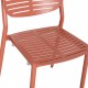 ΚΑΡΕΚΛΑ ΤΡΑΠΕΖΑΡΙΑΣ HILLIARD HM6645.08 ΑΛΟΥΜΙΝΙΟ ΣΕ TERRACOTTA 46x54x78Υεκ