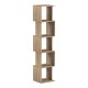 230-000172 Βιβλιοθήκη Cubik pakoworld sonoma 35x30x161εκ