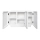 415-000013 Μπουφές Kooldio pakoworld mdf λευκό 120x37.5x69εκ