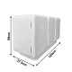 415-000013 Μπουφές Kooldio pakoworld mdf λευκό 120x37.5x69εκ