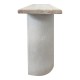 415-000012 Κονσόλα Jeckie pakoworld ξύλο ελάτου-mdf oak-λευκό 120x38x80εκ