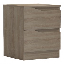 230-000138 Κομοδίνο Verena pakoworld sonoma 40x40x50εκ