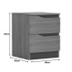 230-000138 Κομοδίνο Verena pakoworld sonoma 40x40x50εκ