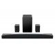 TCL Soundbar 7.1.4 Bluetooth, HDMI και Wi-Fi με Ασύρματο Subwoofer και Τηλεχειριστήριο Μαύρο Q85H