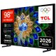 TCL 98A400U Smart Τηλεόραση 98" 4K UHD QD-Mini LED A400U HDR (2026) D