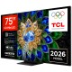 TCL 75A400U Smart Τηλεόραση 75" 4K UHD QD-Mini LED A400U HDR (2026) D