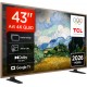 TCL 43A400 Pro Smart Τηλεόραση 43" 4K UHD QD-Mini LED A400 Pro Art HDR (2026) E