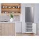 Tesla  RC3800FMX Ψυγειοκαταψύκτης 378lt NoFrost Υ201xΠ59.5xΒ66εκ. Inox E