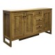049-000127 Μπουφές Beles pakoworld sonoma 160x40x93.5εκ