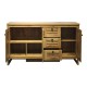049-000127 Μπουφές Beles pakoworld sonoma 160x40x93.5εκ