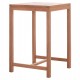 ΤΡΑΠΕΖΙ ΜΠΑΡ ΤΕΤΡΑΓΩΝΟ PRESSCOT HM18113 ΞΥΛΟ TEAK ΣΕ ΦΥΣΙΚΟ 70x70x105Υεκ.