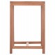 ΤΡΑΠΕΖΙ ΜΠΑΡ ΤΕΤΡΑΓΩΝΟ PRESSCOT HM18113 ΞΥΛΟ TEAK ΣΕ ΦΥΣΙΚΟ 70x70x105Υεκ.