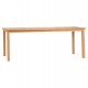 ΤΡΑΠΕΖΙ ΟΡΘΟΓΩΝΙΟ FINTO HM6616 ΞΥΛΟ TEAK--ΦΥΣΙΚΟ 200x100x75Υεκ.