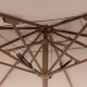 ΕΠΑΓΓΕΛΜΑΤΙΚΗ ΟΜΠΡΕΛΑ 4x4m GLADELL HM6605.02 HEAT TRANSFER ΑΛΟΥΜ.-ΑΚΡΥΛΙΚΟ ΠΑΝΙ ΜΠΕΖ