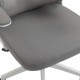 ΚΑΡΕΚΛΑ ΓΡΑΦΕΙΟΥ KESI HM1222.02 ΑΝΟΙΧΤΟ ΓΚΡΙ MESH--ΛΕΥΚΟ PP 52x50x122Υεκ.