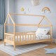 ΕΚ701,4 DREAM τ.Montessori Παιδικό Κρεβάτι, για Στρώμα 90x190cm, Ξύλο Πεύκου Απόχρωση Φυσικό