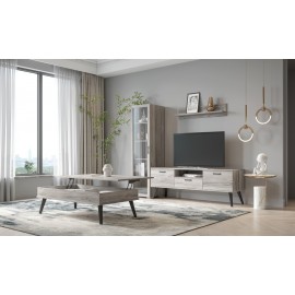 RL ΣΕΤ ΣΥΝΘΕΤΟ ΣΑΛΟΝΙΟΥ N55 150Χ45Χ180 ΕΚ +ΤΡΑΠΕΖΑΚΙ ΣΑΛΟΝΙΟΥ N22