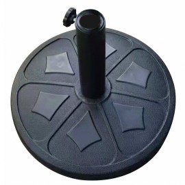 14660086 Βάση Ομπρέλας ArteLibre LUNA Μαύρο Τσιμέντο Φ49cm 12.5kg Μαύρο