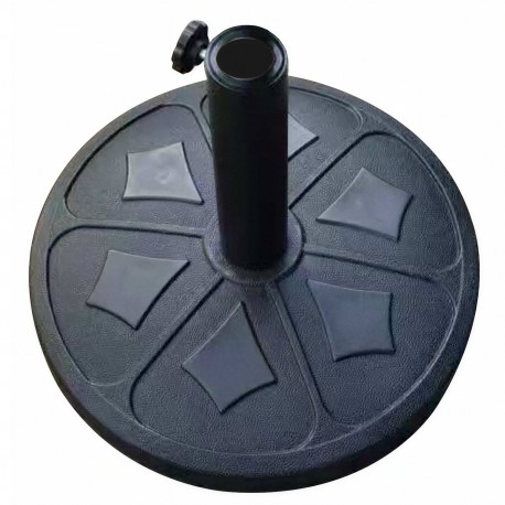 14660086 Βάση Ομπρέλας ArteLibre LUNA Μαύρο Τσιμέντο Φ49cm 12.5kg Μαύρο