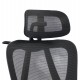 ΚΑΡΕΚΛΑ ΓΡΑΦΕΙΟΥ FRANTIC HM1224.01 ΜΑΥΡO MESH & ΠΟΛΥΠΡΟΠΥΛΕΝΙΟ 60x60x134Υεκ