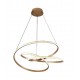 6092-A-Golden Inlight Κρεμαστό φωτιστικό LED 58W 3CCT (by switch on base) σε χρυσή απόχρωση D:60cm (6092-A-Golden)