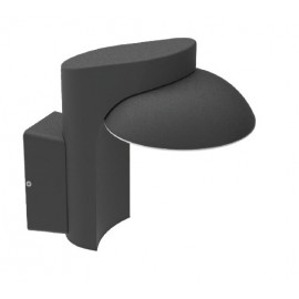 80208310 it-Lighting Wabash LED 7W 3CCT Outdoor Wall Lamp Black D:13cm (80208310)