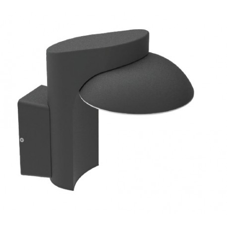 80208310 it-Lighting Wabash LED 7W 3CCT Outdoor Wall Lamp Black D:13cm (80208310)