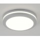 80301230 it-Lighting Klamath mega LED 48W 3CCT Outdoor Ceiling Light Grey D:40cmx5,2cm (80301230)