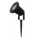 80600514 it-Lighting Mercury 1xGU10 Outdoor Spike Light Black D:9,5cm (80600514)