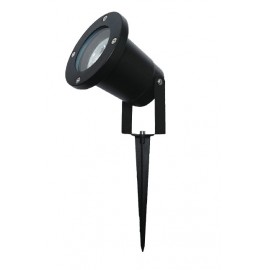 80600514 it-Lighting Mercury 1xGU10 Outdoor Spike Light Black D:9,5cm (80600514)
