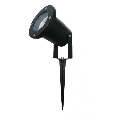 80600514 it-Lighting Mercury 1xGU10 Outdoor Spike Light Black D:9,5cm (80600514)