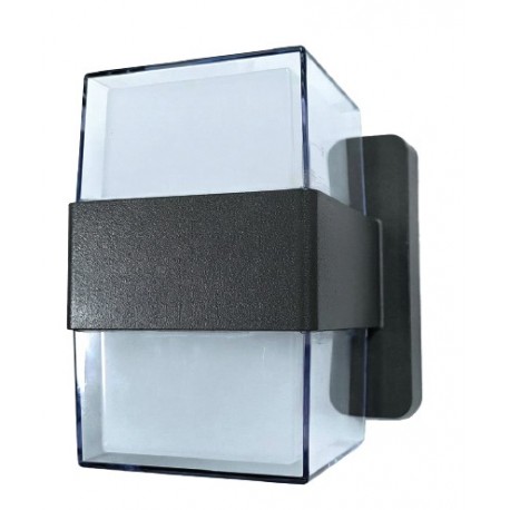 80203340 it-Lighting Louise LED 8W CCT Outdoor Wall Lamp Anthracite D:12cmx14cm (80203340)