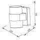 80203240 it-Lighting Athabasca LED 8W CCT Outdoor Wall Lamp Anthracite D:12cm (80203240)