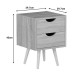 370-000027 Κομοδίνο Selma pakoworld σε φυσική απόχρωση 29.7x29.7x45εκ