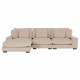 ΚΑΝΑΠΕΣ ΑΡΙΣΤΕΡΗ ΓΩΝΙΑ CRANFIELD HM3287.02L ΜΠΕΖ ΡΙΓΕ ΥΦΑΣΜΑ 315x167(γωνία)x67Υεκ.