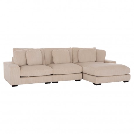 ΚΑΝΑΠΕΣ ΔΕΞΙΑ ΓΩΝΙΑ CRANFIELD HM3287.02R ΜΠΕΖ ΡΙΓΕ ΥΦΑΣΜΑ 315x167(γωνία)x67Υεκ.